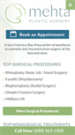 Mobile Screenshot of mehtaplasticsurgery.com